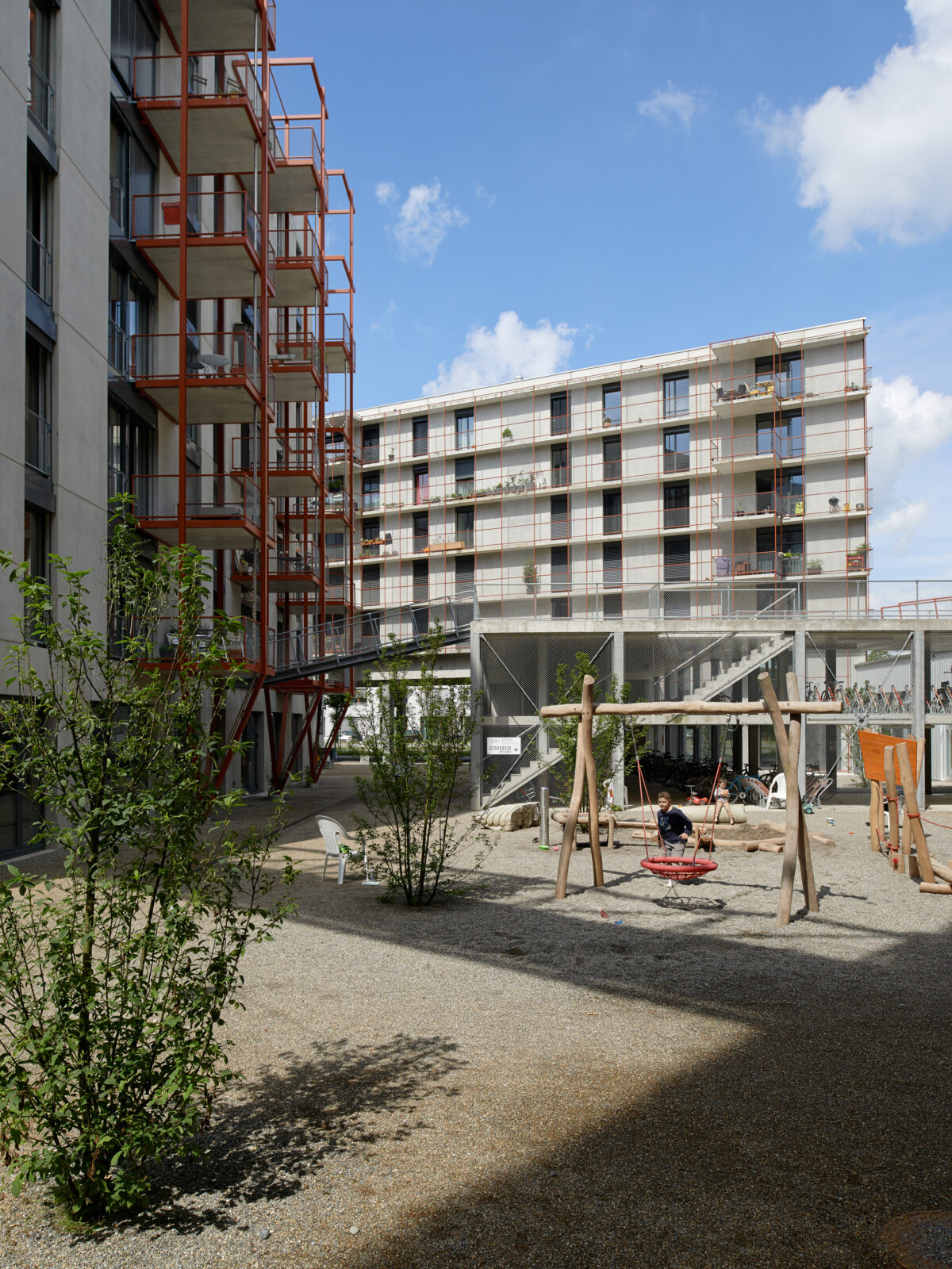 Quartiersbesichtigung, die bewegt