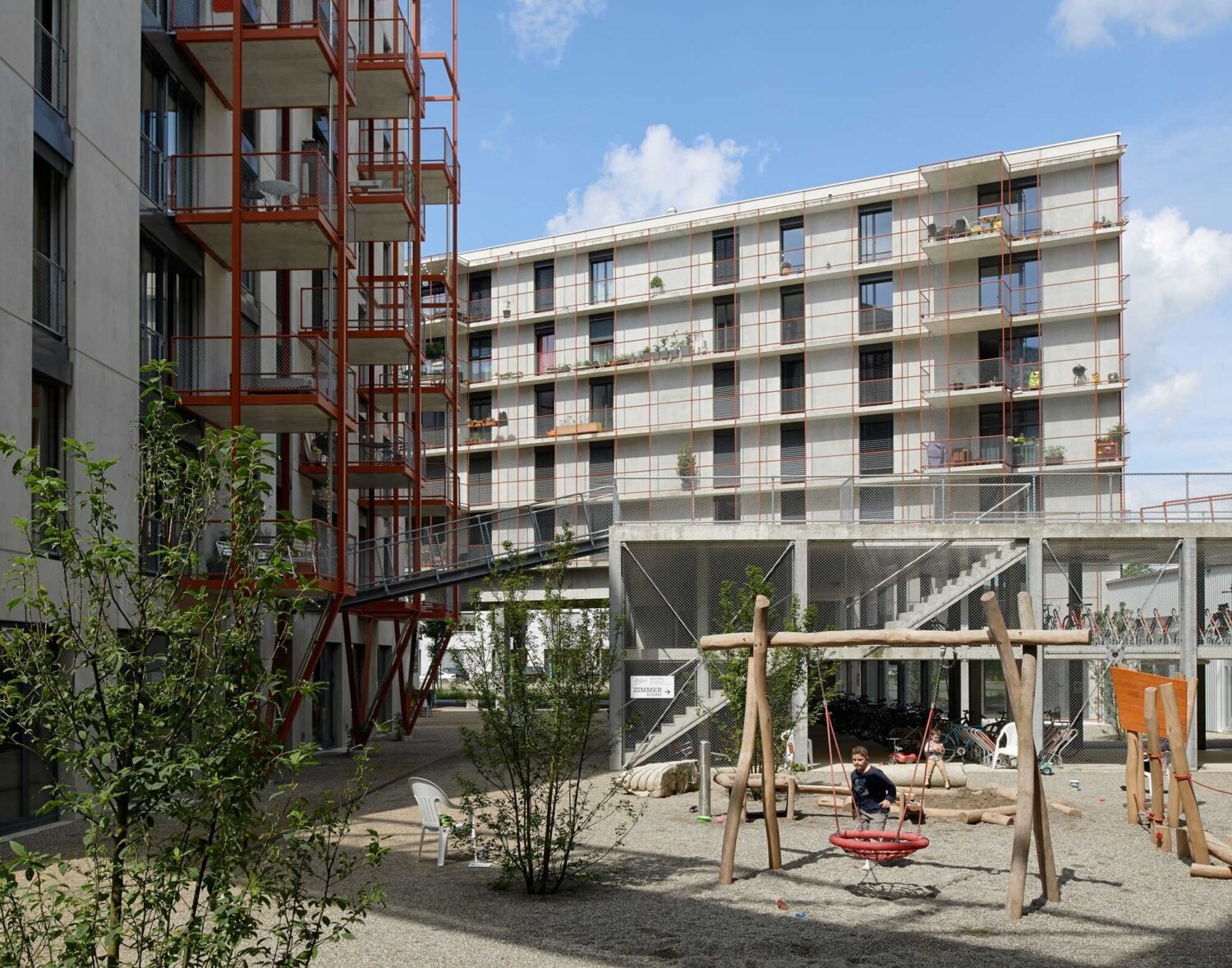 Quartiersbesichtigung, die bewegt